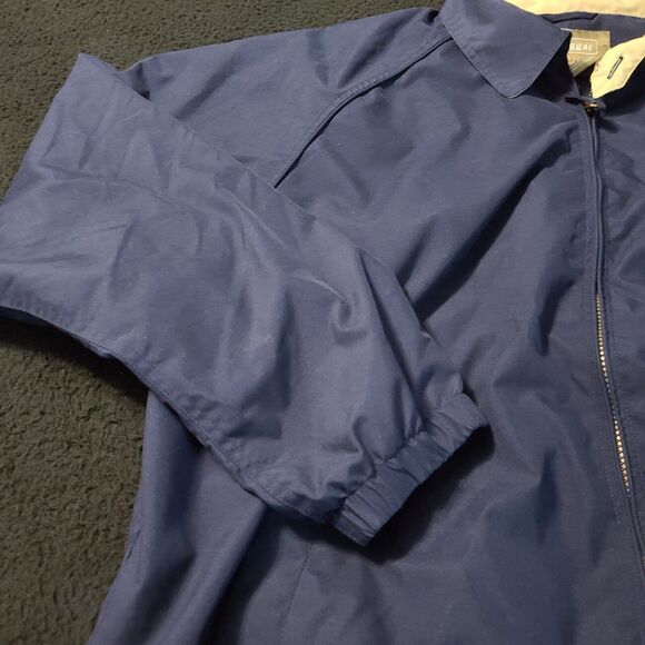 Haggar Generations Mens Jacket Blue Size XL 100% Polyester Long Sleeve Zip Up - Picture 12 of 12